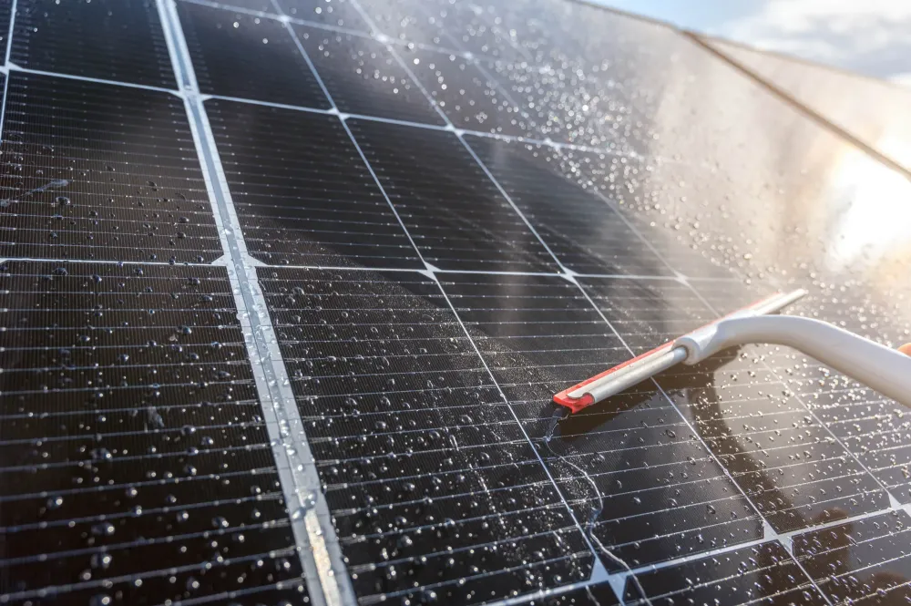 entretien panneau photovoltaique