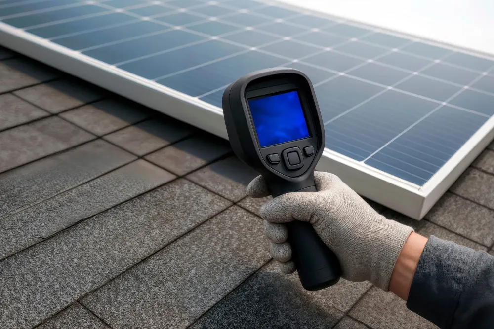 Thermographie panneau photovoltaïque
